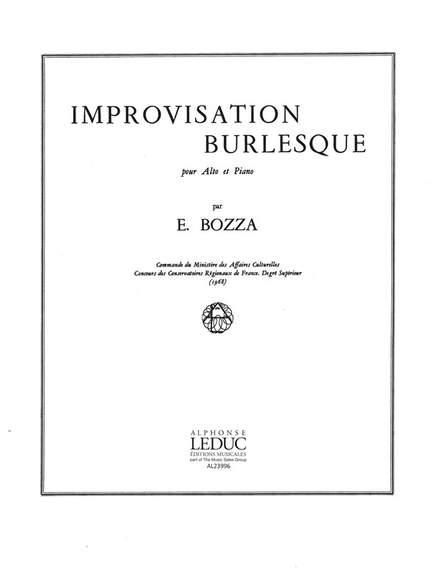 Eugène Bozza: Improvisation burlesque
