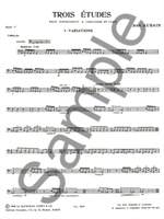 Jean Aubain: 3 Etudes pour Instruments à Percussion et piano Product Image