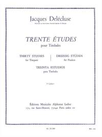 Trente Études Pour Timbales, 3e Cahier