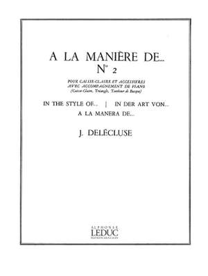 Jacques Delécluse: A La Maniere De N02