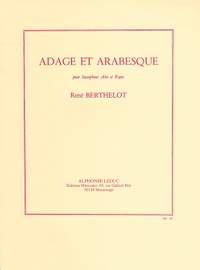 René Berthelot: Adage et Arabesque (Alto Saxophone and Piano)