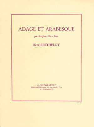 René Berthelot: Adage et Arabesque (Alto Saxophone and Piano)