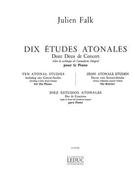 Julien Falk: 10 Etudes Atonales