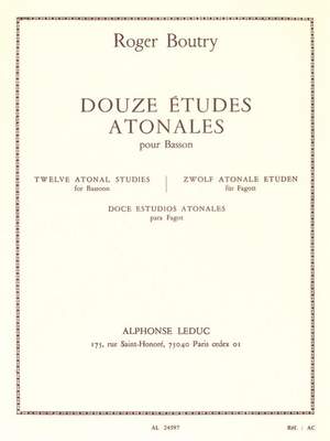 Roger Boutry: 12 Etudes Atonales