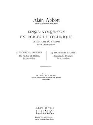 Alain Abbott: 54 Exercices Techniques