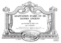 F. Ligistin: Adaptation dAirs et de Danses anciens Vol.3