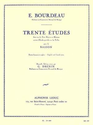 Bourdeau: 30 Etudes