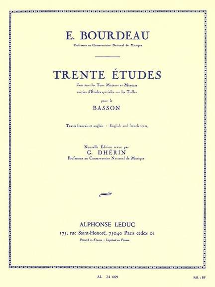 Bourdeau: 30 Etudes