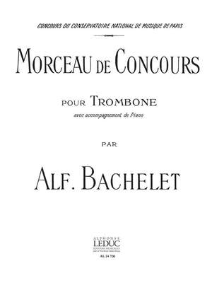 Alfred Bachelet: Morceau De Concours