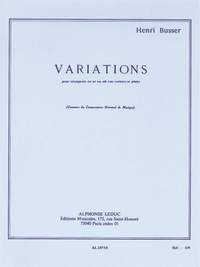Henri Büsser: Variations Op. 53 pour trompette et orchestre