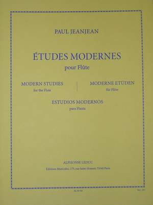 Paul Jeanjean: Études Modernes