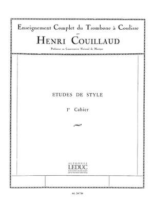 Henri Couillaud: Etudes de Style d'après Bordogni Vol. 1