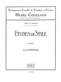 Henri Couillaud: Etudes de Style d'après Bordogni Vol. 2