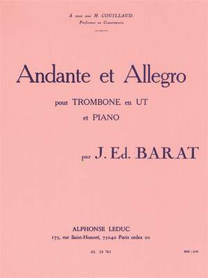 Joseph Edouard Barat: Andante et Allegro