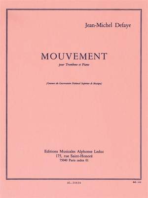 Jean-Michel Defaye: Mouvement