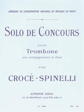 Bernard Croce-Spinelli: Solo De Concours