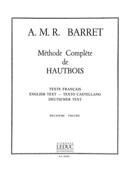 Apollon-Marie-Rose Barret: A.M.R. Barret: Methode complete Vol.2