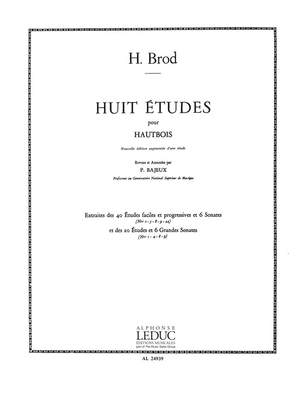 Henri Brod: 8 Etudes For Oboe Solo