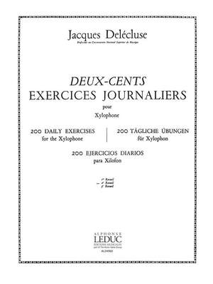 Jacques Delécluse: 200 Exercices journaliers pour Xylophone Vol.2