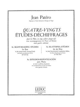 Jean Patero: Jean Patero: 80 Etudes de Dechiffrages Vol.3