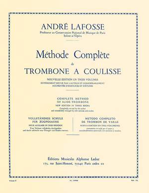 André Lafosse: Méthode de Trombone, Volume 2