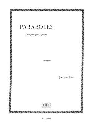 Jacques Ibert: Paraboles, 2 Pièces