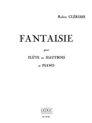 Robert Clerisse: Fantaisie pour flute ou hautbois et piano