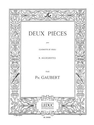Philippe Gaubert: Philippe Gaubert: 2 Pieces No.2: Allegretto