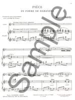 Ravel: Pièce En Forme De Habanera Violon Et Piano Product Image