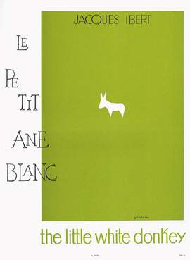 Jacques Ibert: Le Petit Âne Blanc pour piano