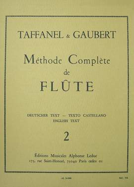 Paul Taffanel: Méthode complète de flûte - VOL. 2