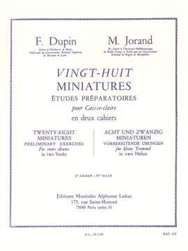 François Dupin: 28 Miniatures - 2e Cahier - Nos 16 à 28