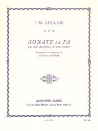 Jean-Marie Leclair: Sonata in F