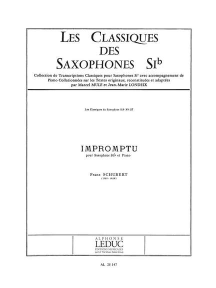 Franz Schubert: Impromptu