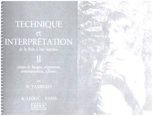R. Tassello: R. Tassello: Technique et Interpretation Vol.2