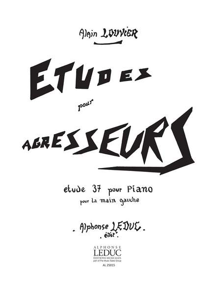 Louvier: Etude 37