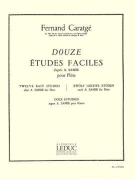 Fernand Caratge: Fernand Caratge: 12 Etudes faciles, d'apres Samie