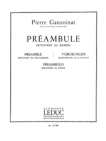 Ganzoinat: Preambule