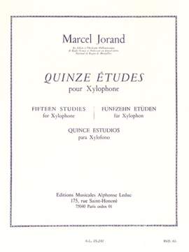 Marcel Jorand: 15 Etudes pour xylophone