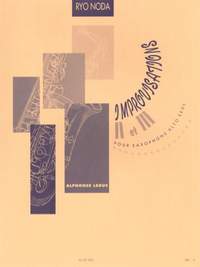 Ryo Noda: Improvisation 2 et 3 pour saxophone alto seul