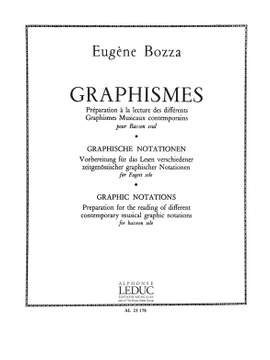 Eugène Bozza: Graphismes