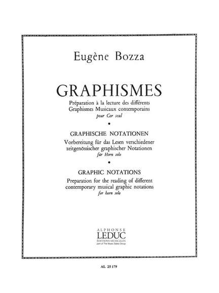 Eugène Bozza: Graphismes
