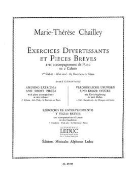 Marie-Therese Chailley: Exercices divertissants et Pieces breves Vol.1