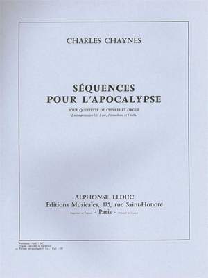 Charles Chaynes: Sequences Pour L'Apocalypse
