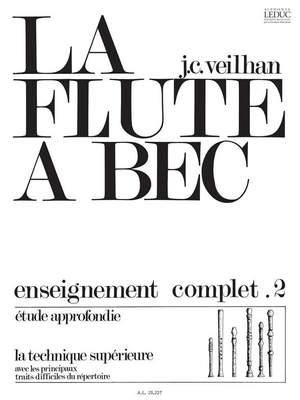 Jean-Claude Veilhan: La flûte à bec Vol. 2