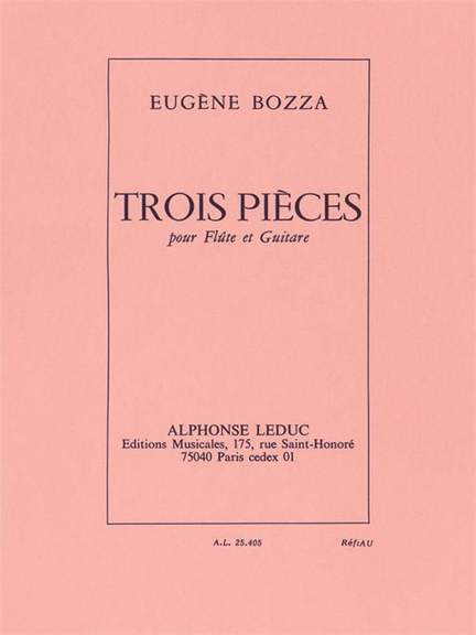 Eugène Bozza: 3 Pièces