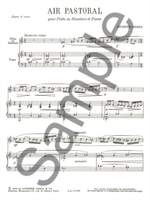 Eugène Bozza: Air Pastoral For Oboe Or Flute And Piano Product Image
