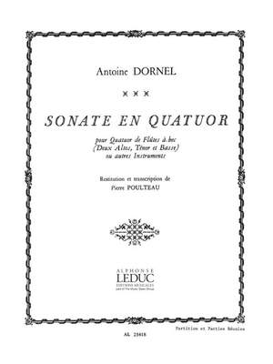 Louis-Antoine Dornel: Sonate En Quator