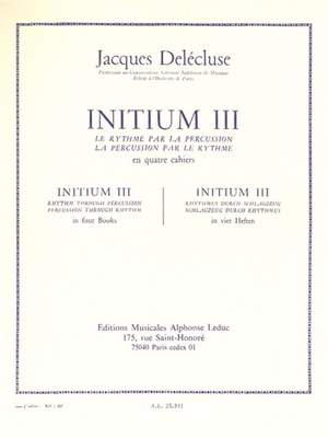 Jacques Delécluse: Initium 3