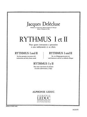 Jacques Delécluse: Rythmus 1 Et 2